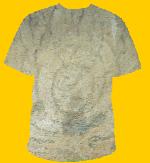 Voorbeeld megalitisch motief op T-shirt