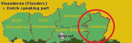 Map Vlaanderen - Limburg