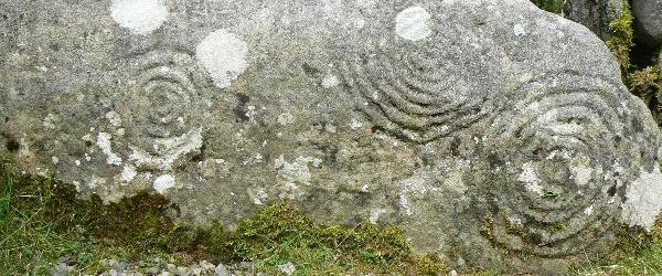 Spiralen Cairn-H - Loughcrew, Ierland