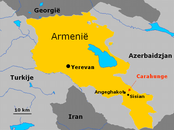 Kaart Armenië
