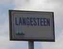 Straatnaambord  Lange Steen - Bost