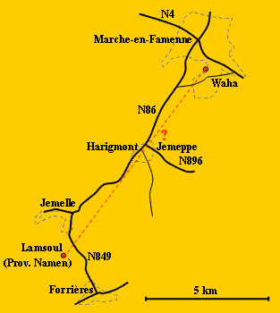 Kaart Marche - Forrires