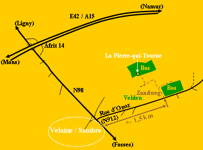 Plan Velaine-sur-Sambre