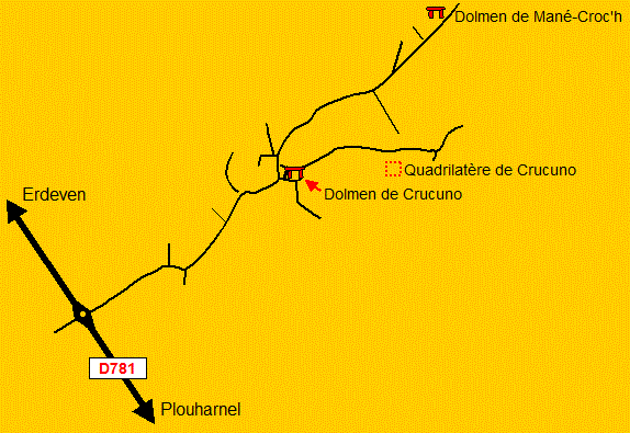 Kaart Crucuno