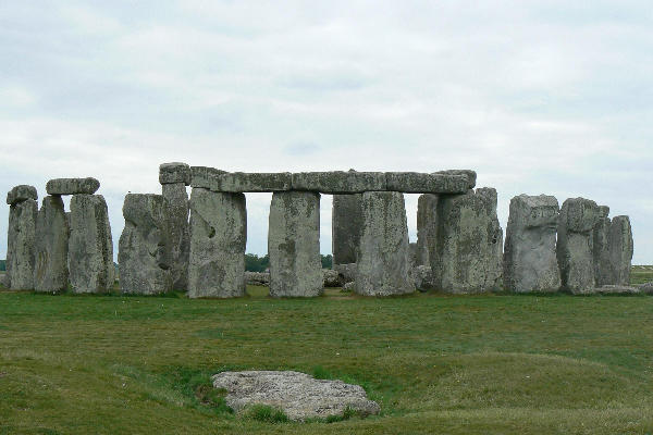 Stonehenge - 'Slaughterstone' op de voorgrond