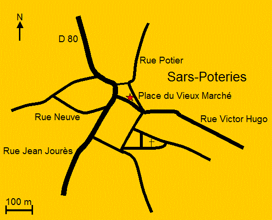 Map Sars-Poteries